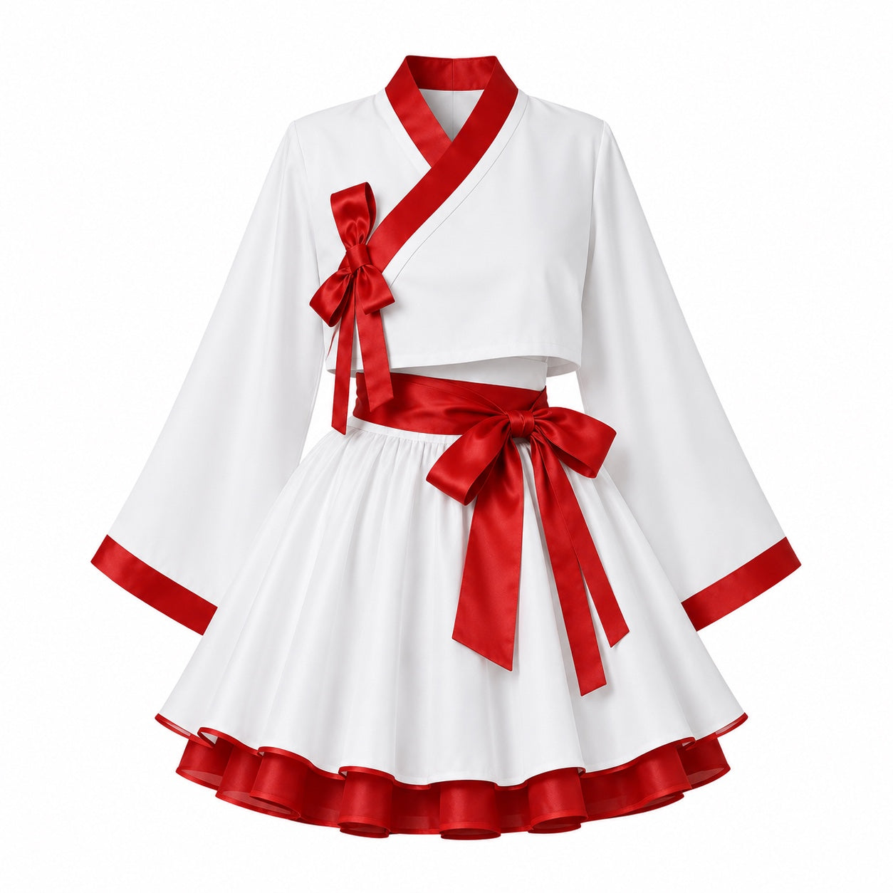 Hanbok Moderno Scarlet Snow