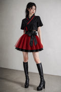 Hanbok Moderno Crimson Night